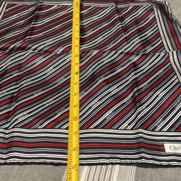 Christian Dior Silk Scarf Handkerchief - Picture 4 of 5